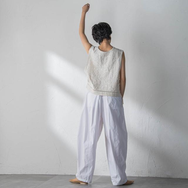 メイソングレイ（MAYSON GREY）/ボタニカル刺繍サイドリボンショートベスト_14