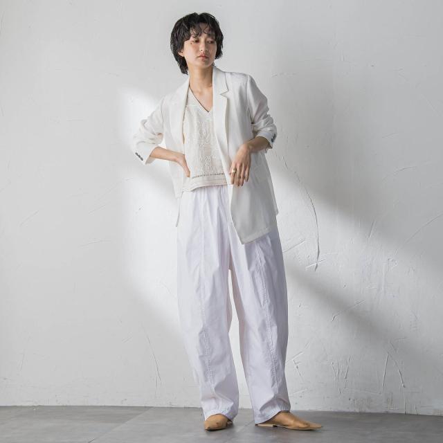 メイソングレイ（MAYSON GREY）/ボタニカル刺繍サイドリボンショートベスト_17