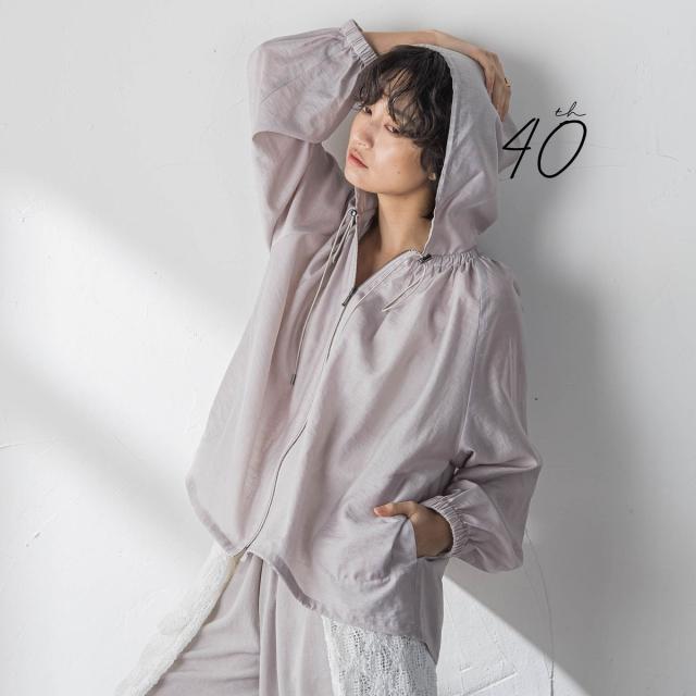 【NEW】メイソングレイ（MAYSON GREY）/【40周年限定】シアースラブドロストフーディブルゾン