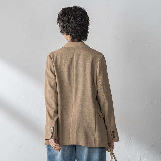 メイソングレイ（MAYSON GREY）/ヴィンテージメッシュダブルブレストジャケット_5