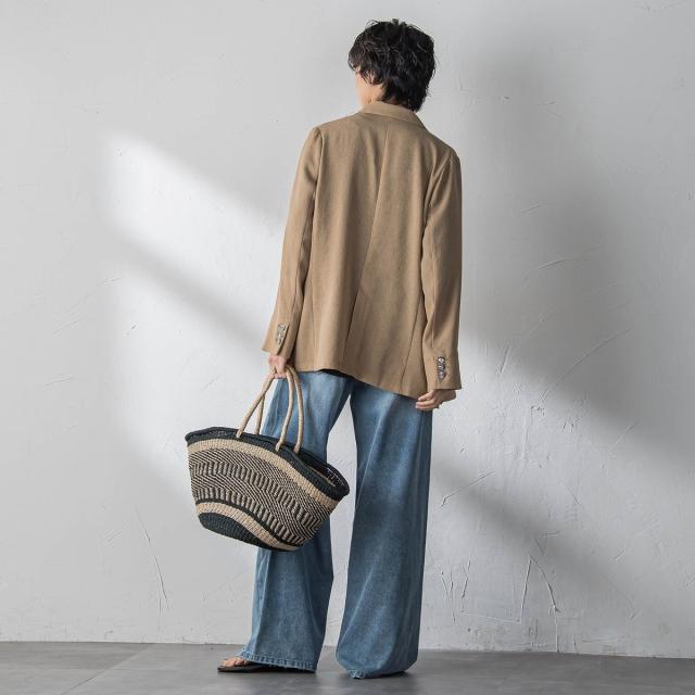 メイソングレイ（MAYSON GREY）/ヴィンテージメッシュダブルブレストジャケット_7