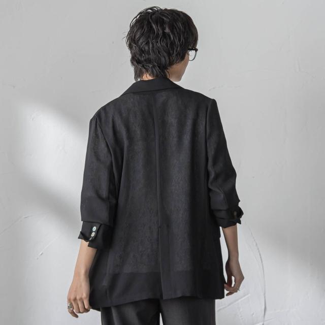 メイソングレイ（MAYSON GREY）/ヴィンテージメッシュダブルブレストジャケット_12