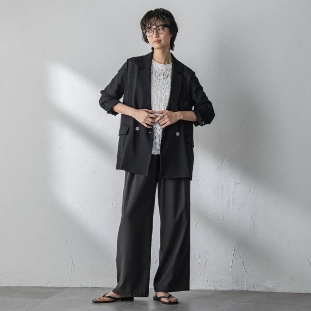 メイソングレイ（MAYSON GREY）/ヴィンテージメッシュダブルブレストジャケット_13