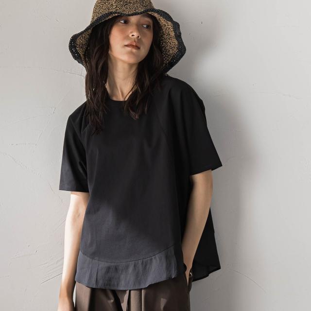 メイソングレイ（MAYSON GREY）/【新色追加 / WEB限定カラーあり】ドライコットンラウンドヘムドルマンプルオーバー