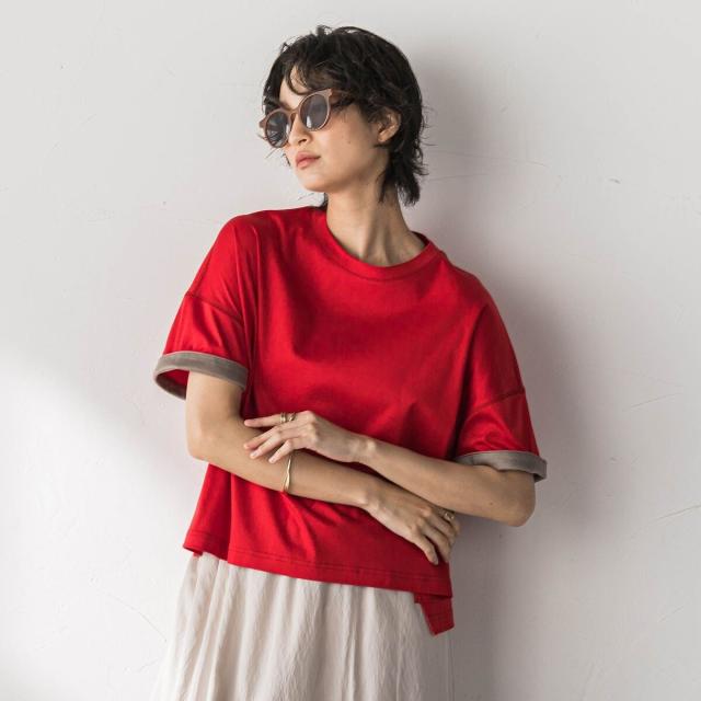 【NEW】メイソングレイ（MAYSON GREY）/汗ジミ防止バイカラーTシャツ_2