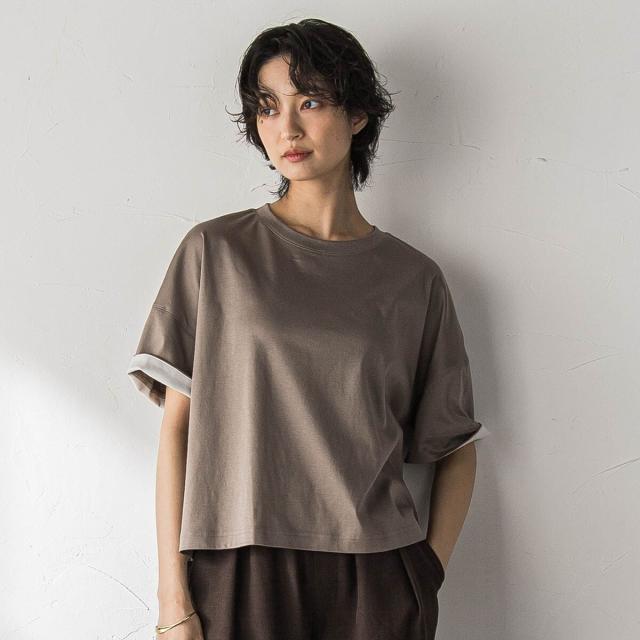【NEW】メイソングレイ（MAYSON GREY）/汗ジミ防止バイカラーTシャツ_3