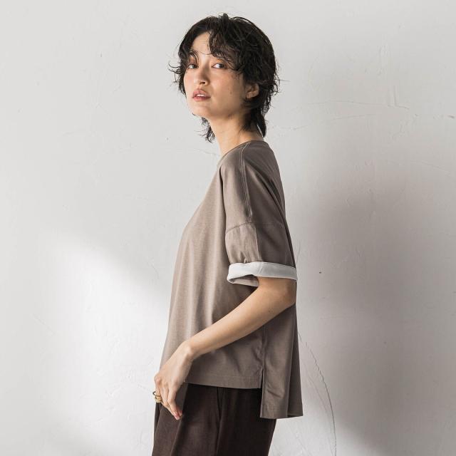【NEW】メイソングレイ（MAYSON GREY）/汗ジミ防止バイカラーTシャツ_4