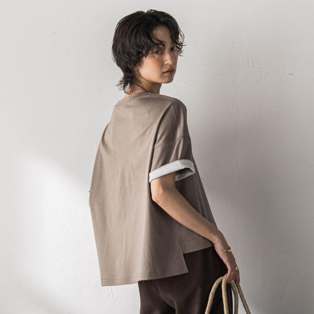 【NEW】メイソングレイ（MAYSON GREY）/汗ジミ防止バイカラーTシャツ_5