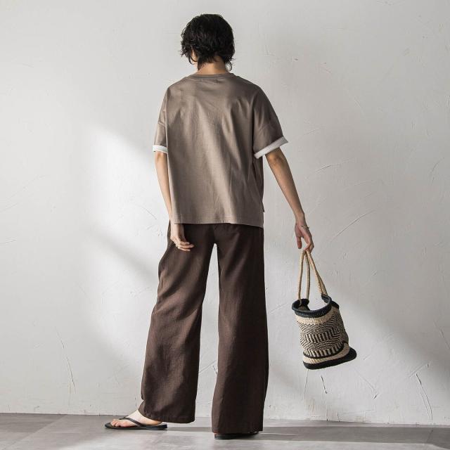 【NEW】メイソングレイ（MAYSON GREY）/汗ジミ防止バイカラーTシャツ_8