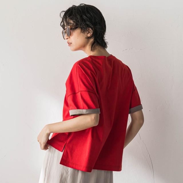 【NEW】メイソングレイ（MAYSON GREY）/汗ジミ防止バイカラーTシャツ_11