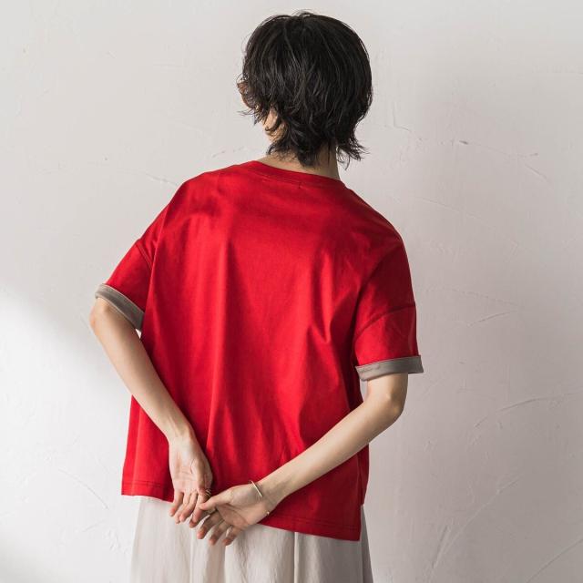 【NEW】メイソングレイ（MAYSON GREY）/汗ジミ防止バイカラーTシャツ_12