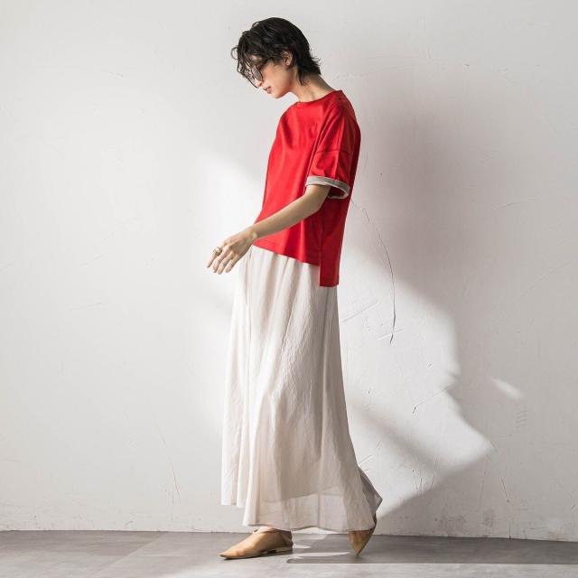 【NEW】メイソングレイ（MAYSON GREY）/汗ジミ防止バイカラーTシャツ_14