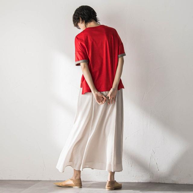 【NEW】メイソングレイ（MAYSON GREY）/汗ジミ防止バイカラーTシャツ_15