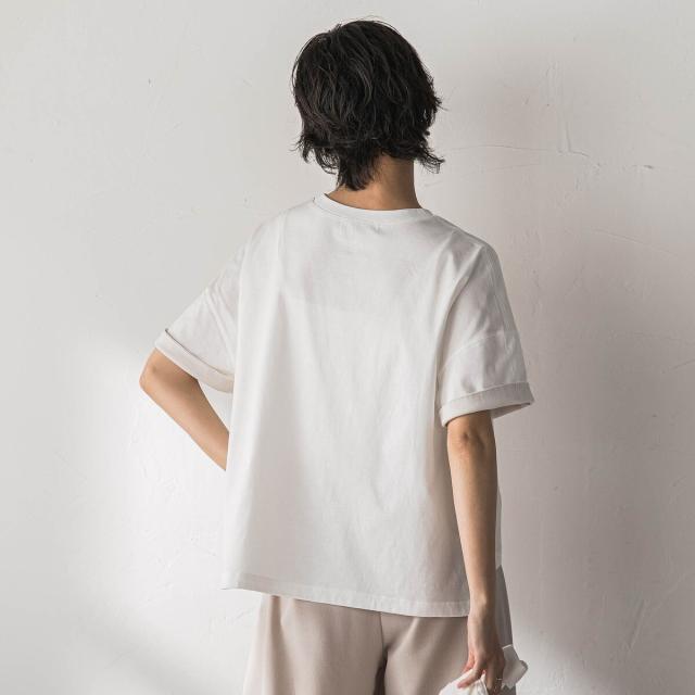 【NEW】メイソングレイ（MAYSON GREY）/汗ジミ防止バイカラーTシャツ_18