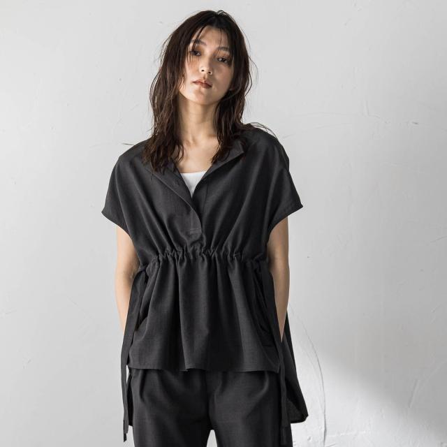 メイソングレイ（MAYSON GREY）/【一瞬で楽とキレイを叶える】ウエストマークフレンチブラウス