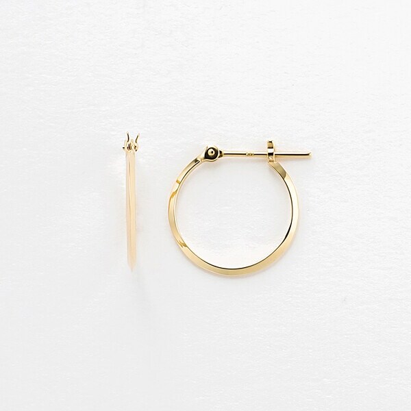 ブルーム（BLOOM）/【WEB限定】K10 イエローゴールド フープ ピアス（M