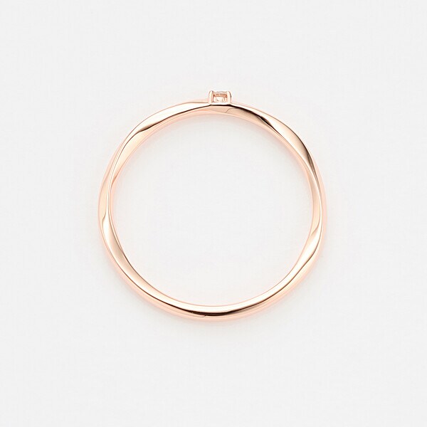 ブルーム　K10 ピンクゴールドダイヤモンドリング BLOOM（アクセサリー） 指輪 リング K10 ピンクゴールド