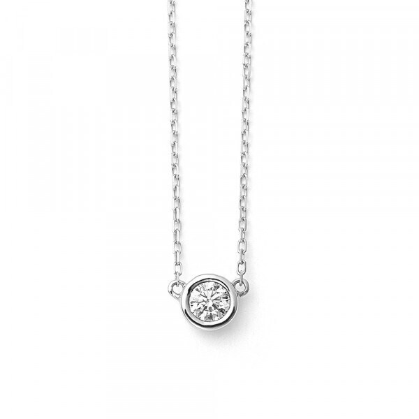 ブルーム（BLOOM）/プラチナ ダイヤモンド ネックレス（0．12ct