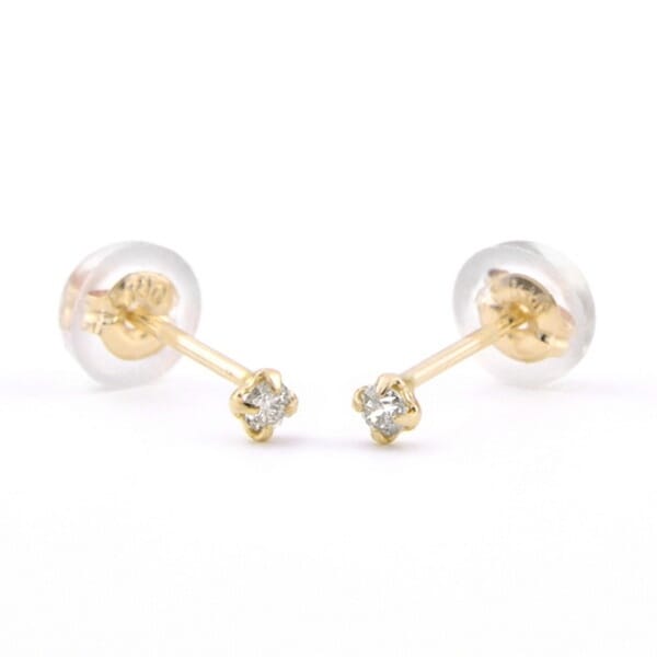 bloom ブルーム K18 ダイヤモンド ピアス 保証書あり K18/K10 フープ