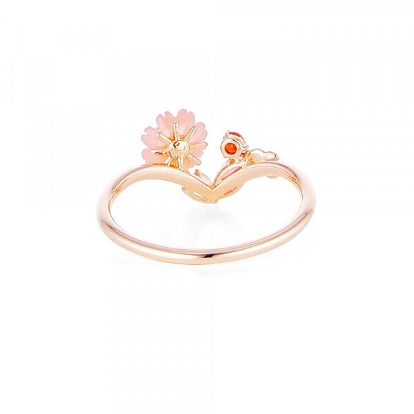 ブルーム（BLOOM）/10月誕生花 K10 ピンクゴールド コスモス リング（指輪）_2
