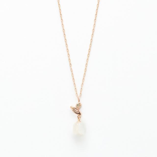 BLOOM ブルーム　K10 ピンクゴールド　ネックレス　5月　誕生花　スズラン 5月誕生花 K10 ピンクゴールド スズラン ネックレス BLOOM
