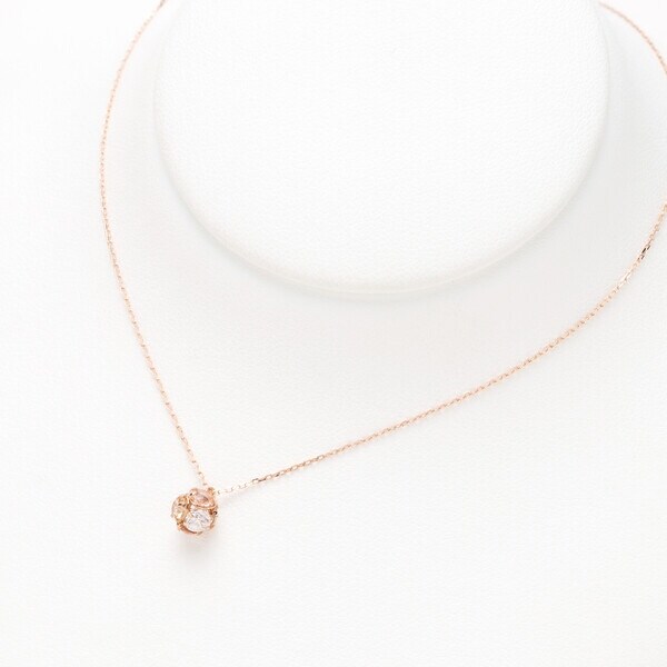 tink pink ジルコニアネックレス　K10 tink pink ジルコニアネックレス K10 tink pink ジルコニアネックレス K10