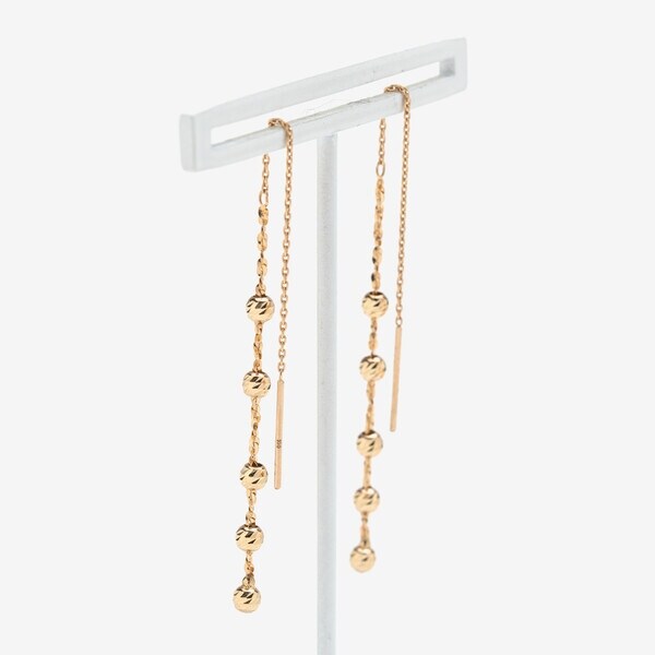 ブルーム（BLOOM）/K10 イエローゴールド アメリカン ピアスの通販はau