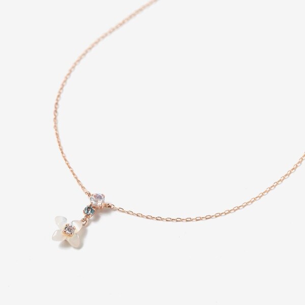 ブルーム（BLOOM）/11月誕生花 K10 ピンクゴールド ブバリア