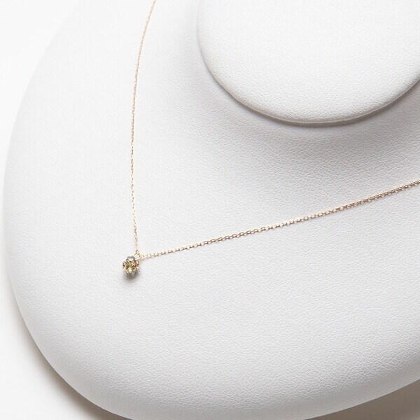 ブルーム k10 金 ゴールド グリーン ネックレス ピアス bloom