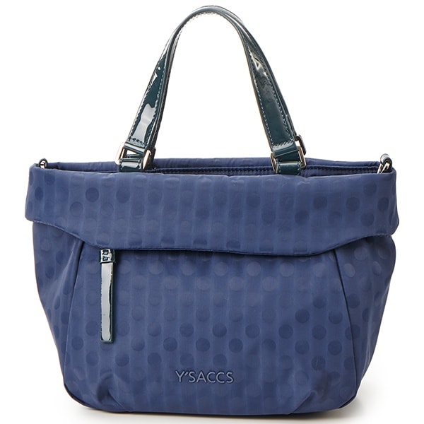 イザック トートバッグ PolkaDots口折れミニトート レディース ブラック Y\u0027SACCS（イザック） YSACCS PolkaDots口折れミニトート （ライト