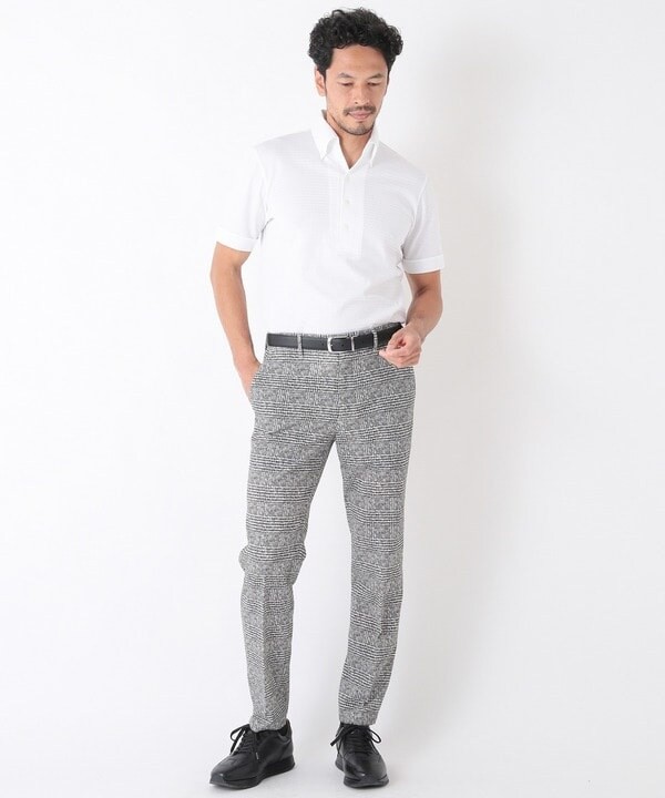 メンズビギ（MEN'S BIGI）/【COOL MAX】ニットサッカーポロシャツ