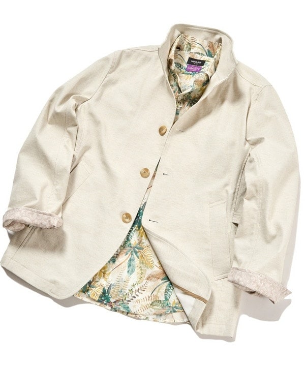 メンズビギ（MEN’S BIGI）/シェルタリングドライオックススタンドカラーブルゾン