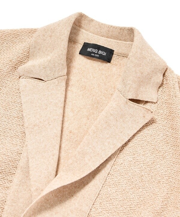 メンズビギ（MEN’S BIGI）/ジャケットデザインニット