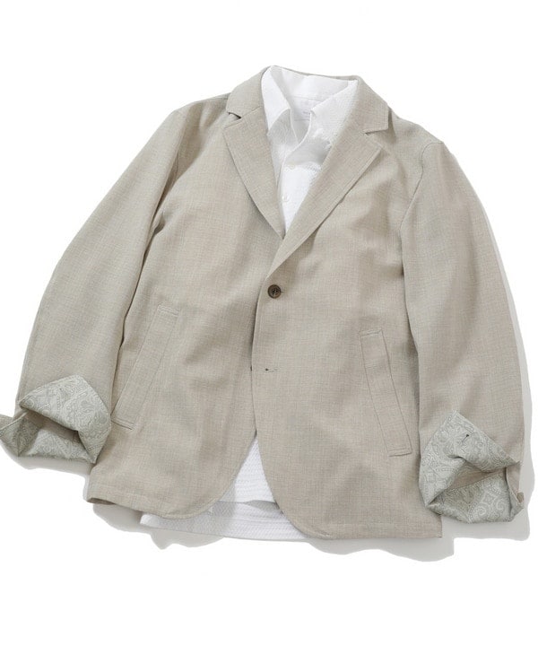 メンズビギ（MEN’S BIGI）/ポリエステルブッチャーストレッチテーラードジャケット＜セットアップ対応＞