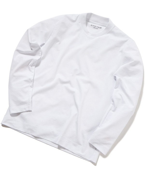 メンズビギ（MEN’S BIGI）/【ACTIVE TAILOR】シルケットスムースクルーネックロングTシャツ