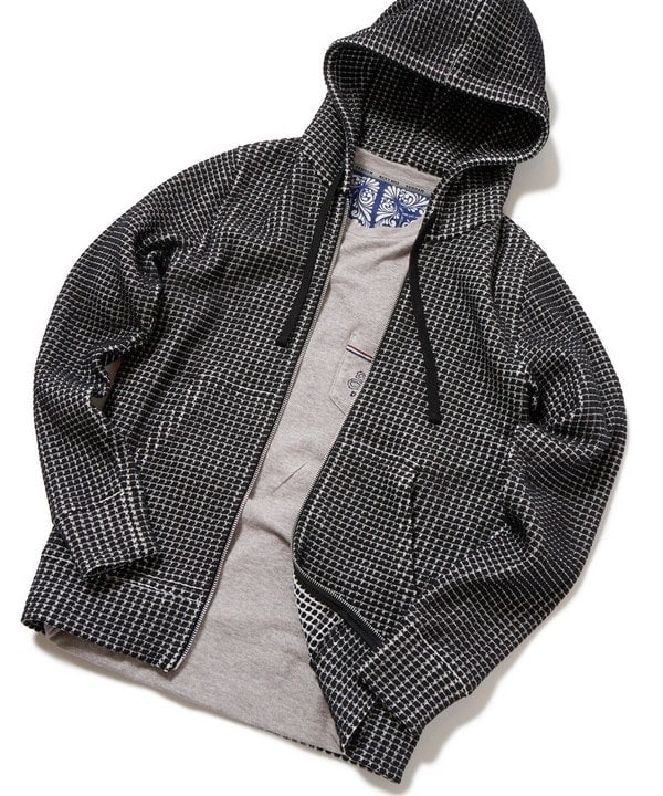 メンズビギ（MEN’S BIGI）/【Seagreen/シーグリーン】ビッグワッフルパーカ