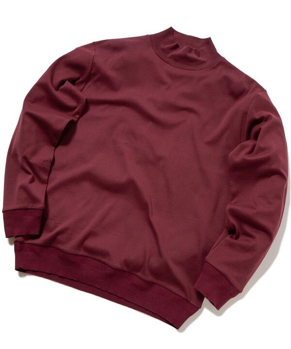 メンズビギ（MEN’S BIGI）/60/2マーセライズジャージモックネックニット