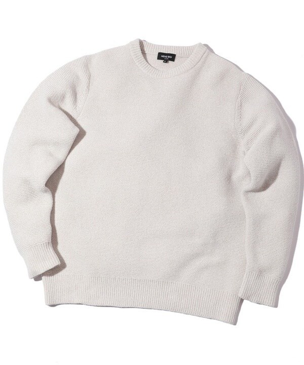 メンズビギ（MEN’S BIGI）/7G撚糸モールガーターニット