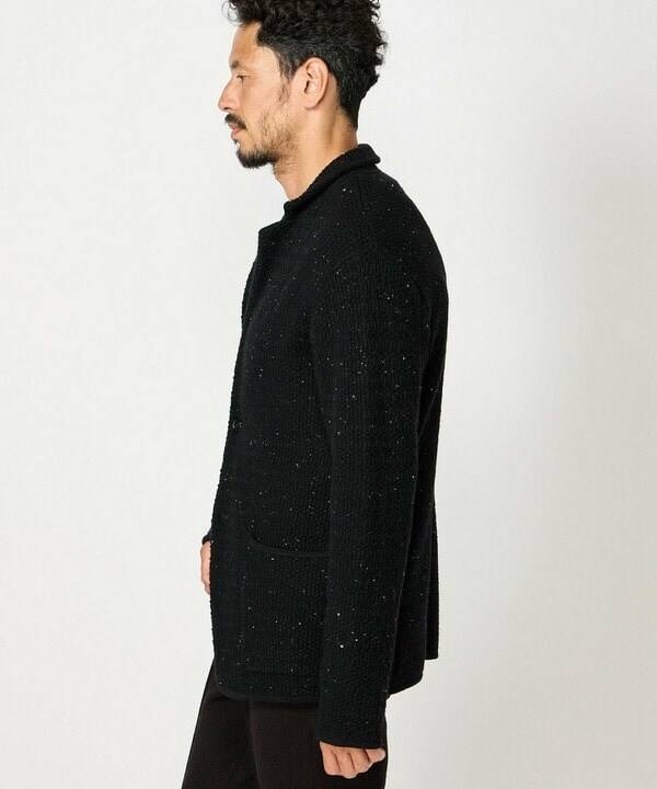 メンズビギ（MEN’S BIGI）/7G鹿の子リブニットジャケット_9
