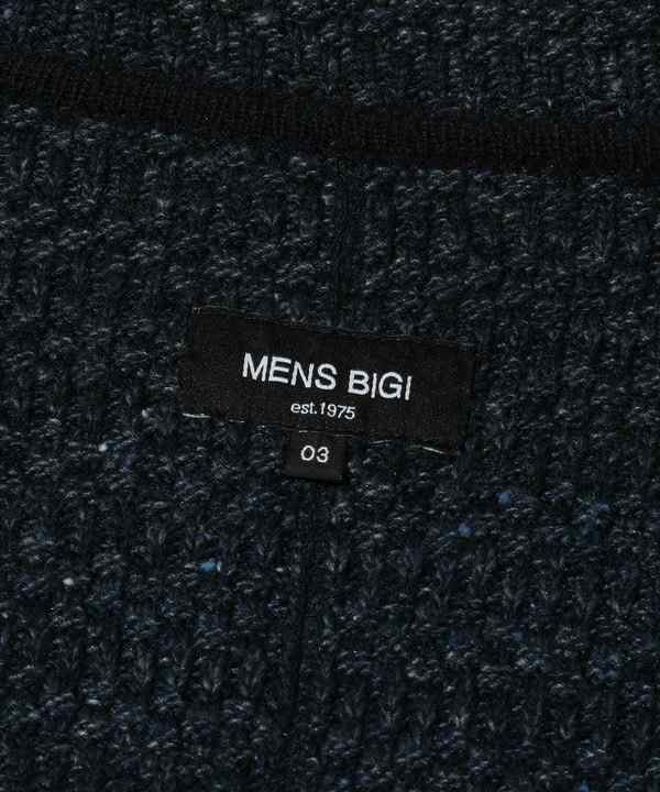 メンズビギ（MEN'S BIGI）/7G鹿の子リブニットジャケットの通販はau