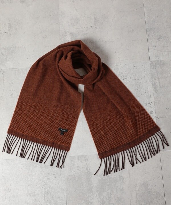 メンズビギ（MEN’S BIGI）/ヘリンボーングラデーションカシミヤマフラーの通販は