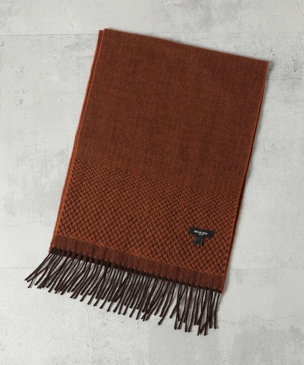 メンズビギ（MEN’S BIGI）/ヘリンボーングラデーションカシミヤマフラーの通販は