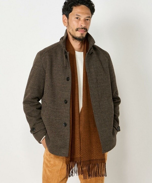 メンズビギ（MEN’S BIGI）/ヘリンボーングラデーションカシミヤマフラーの通販は