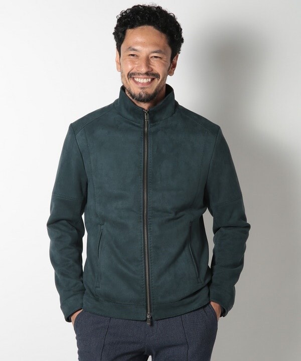 メンズビギ（MEN’S BIGI）/フェイクスエードライダースジャケット_5