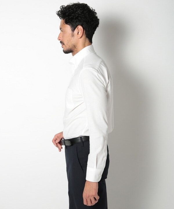 メンズビギ（MEN’S BIGI）/【ACTIVE TAILOR】コーコランコットン鹿の子ドレスシャツ_4