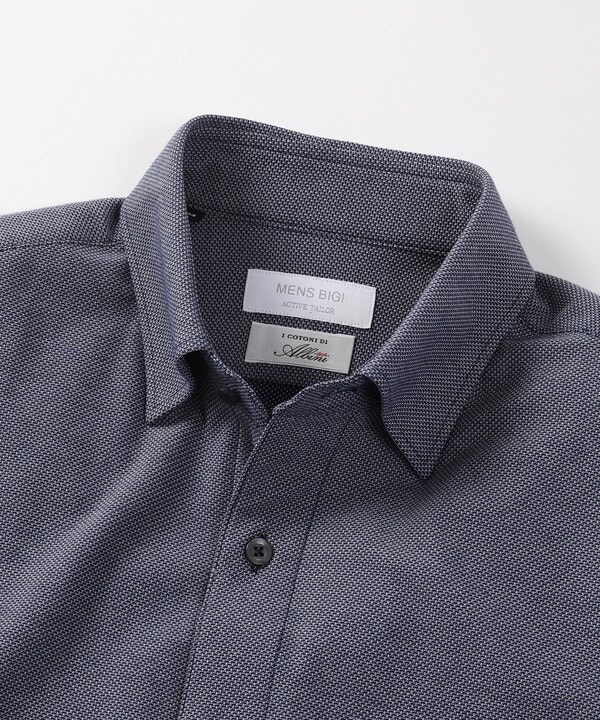 メンズビギ（MEN’S BIGI）/【ACTIVE TAILOR】コーコランコットン鹿の子ドレスシャツ_8