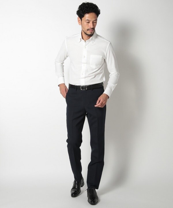 メンズビギ（MEN’S BIGI）/【ACTIVE TAILOR】コーコランコットン鹿の子ドレスシャツ_15