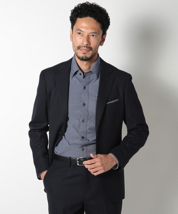 メンズビギ（MEN’S BIGI）/【ACTIVE TAILOR】コーコランコットン鹿の子ドレスシャツ_18