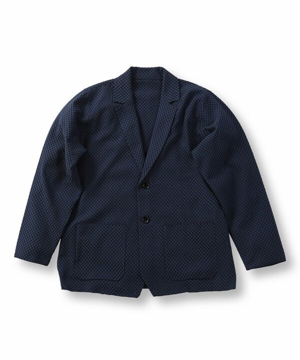 メンズビギ（MEN’S BIGI）/ポリエステルエアリードッツテーラードジャケット_1