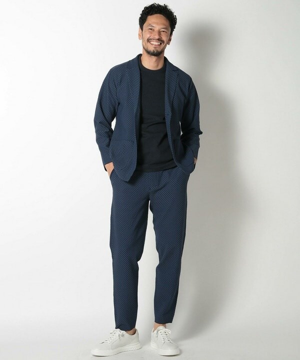 メンズビギ（MEN’S BIGI）/ポリエステルエアリードッツテーラードジャケット_11
